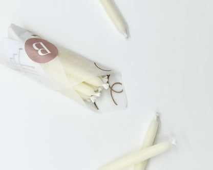 Short but Mighty Hand-Dipped Candles