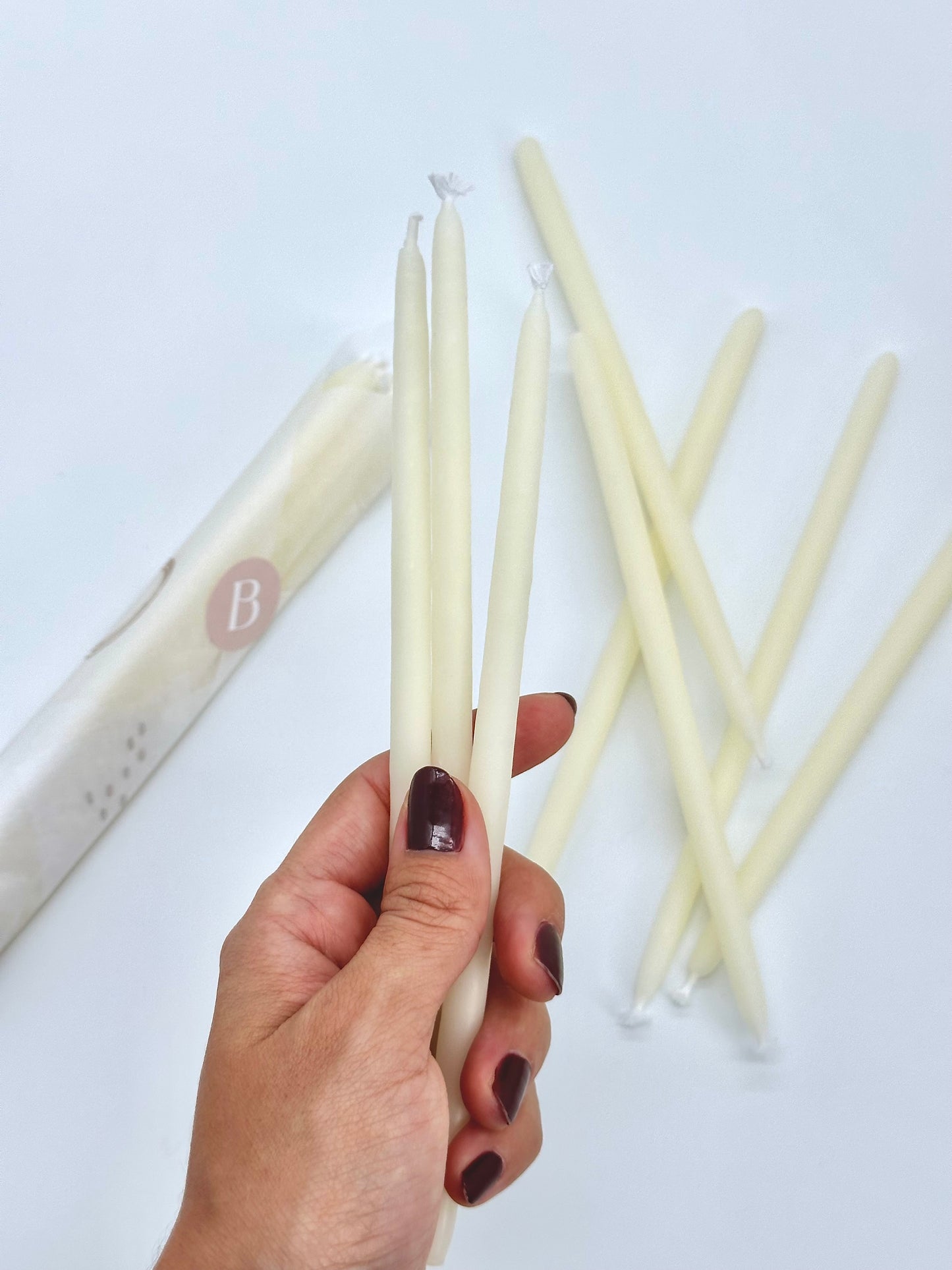 Tall and Elegant Hand-Dipped Candles