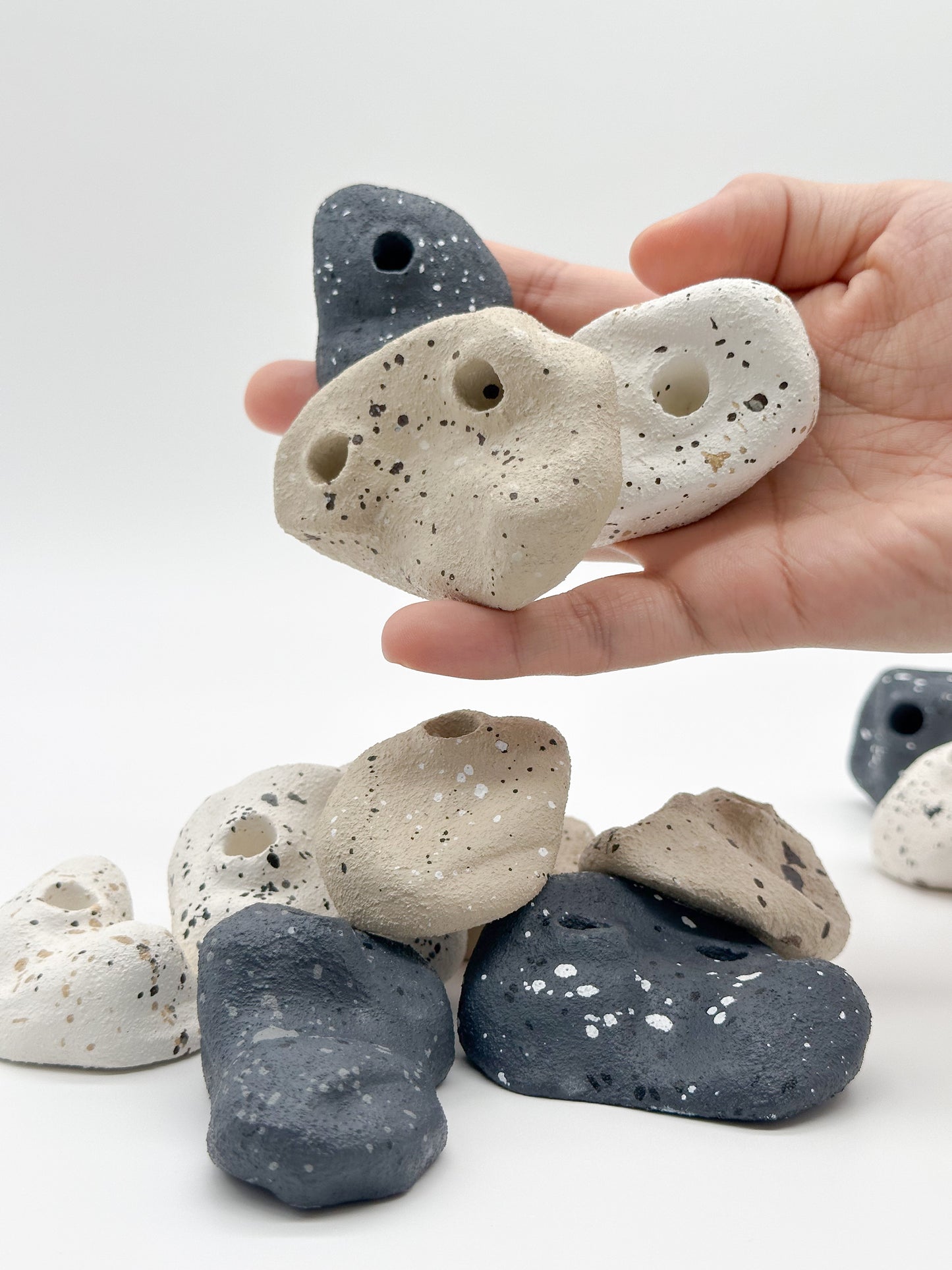 Pebble Candle Holders