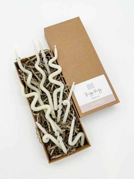 Funky Party Hand-Dipped Candles